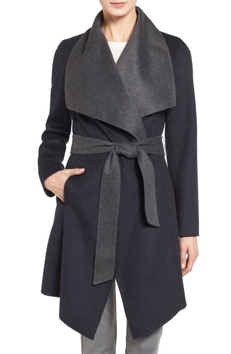 MICHAEL Michael Kors Wool Blend Wrap Coat 